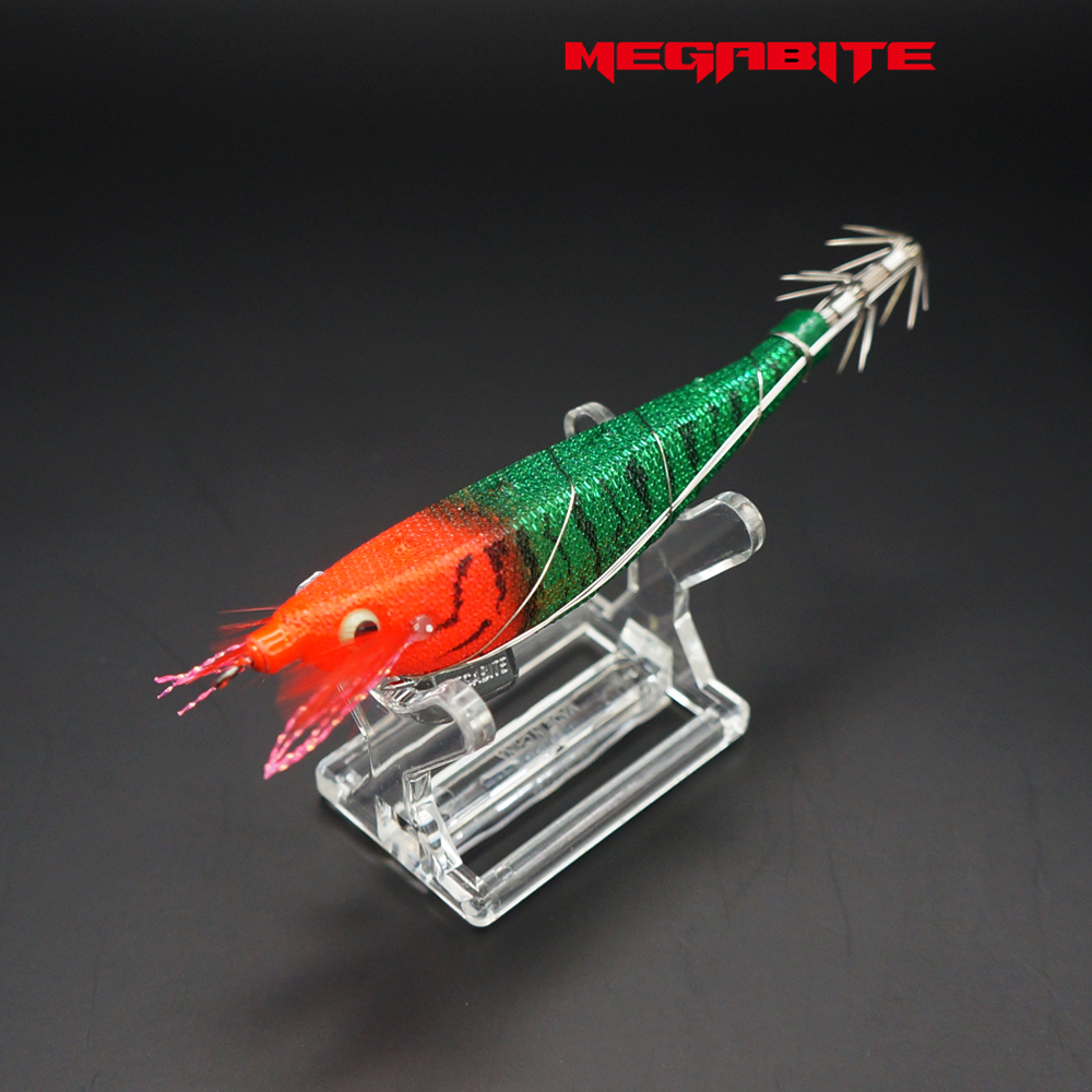 메가바이트 메가탄 삼봉 에기 심해 갑오징어 한치 야광 케이무라 워터멜론, 8.3cm - 상품 이미지