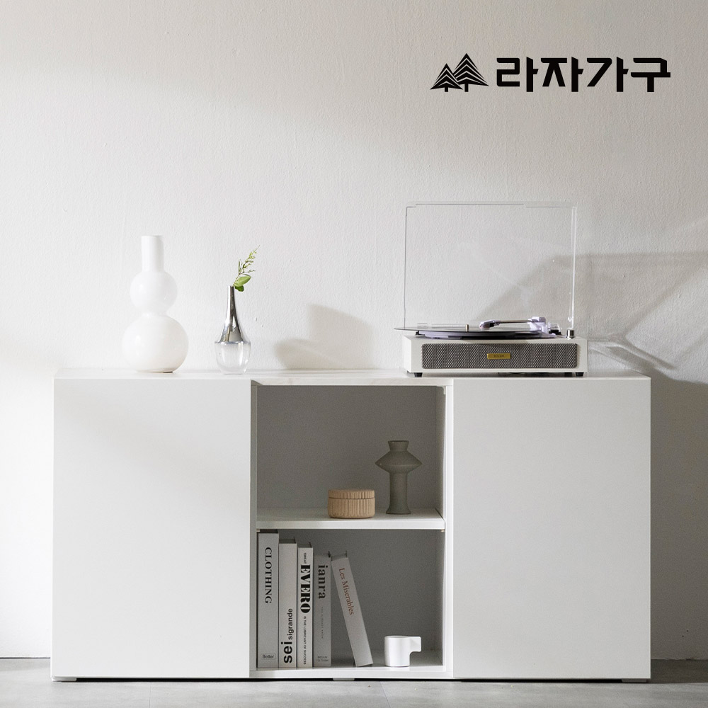 라자가구 마블 1200 높은 거실장 E0 원룸 다용도 선반 수납장
