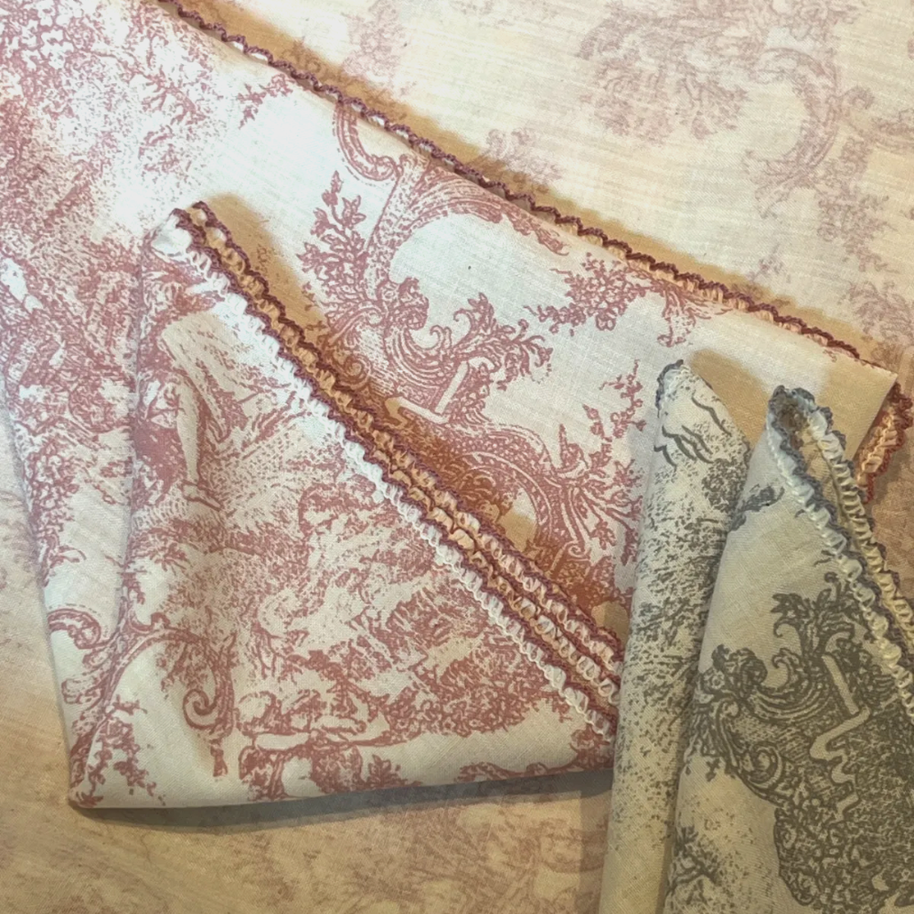 뚜담 키친그로스 국내제작 아사면 손수건 엄마 선물 답례품 세트 스카프 목수건 - 상품 이미지