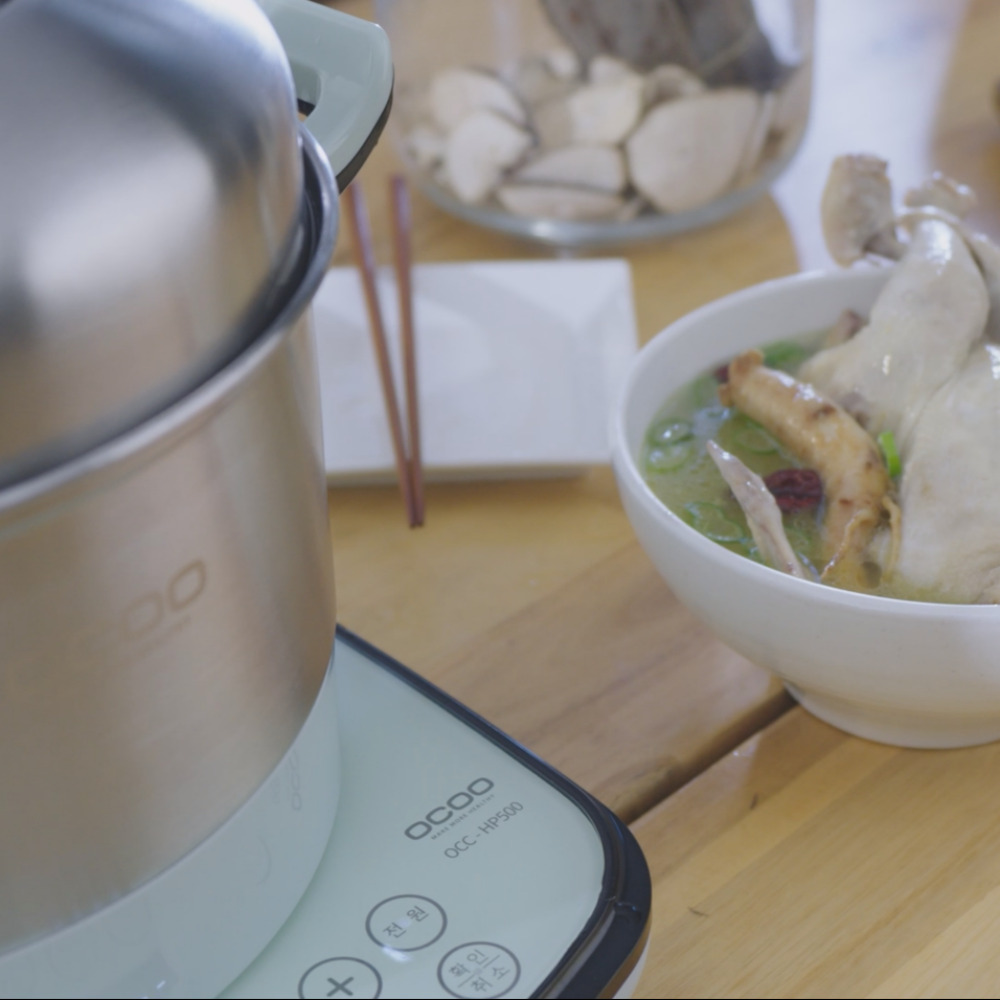 [홈쇼핑 히트 상품] 오쿠 멀티 쿠커 앤 찜기 전기 냄비 5리터 OCC-HP500