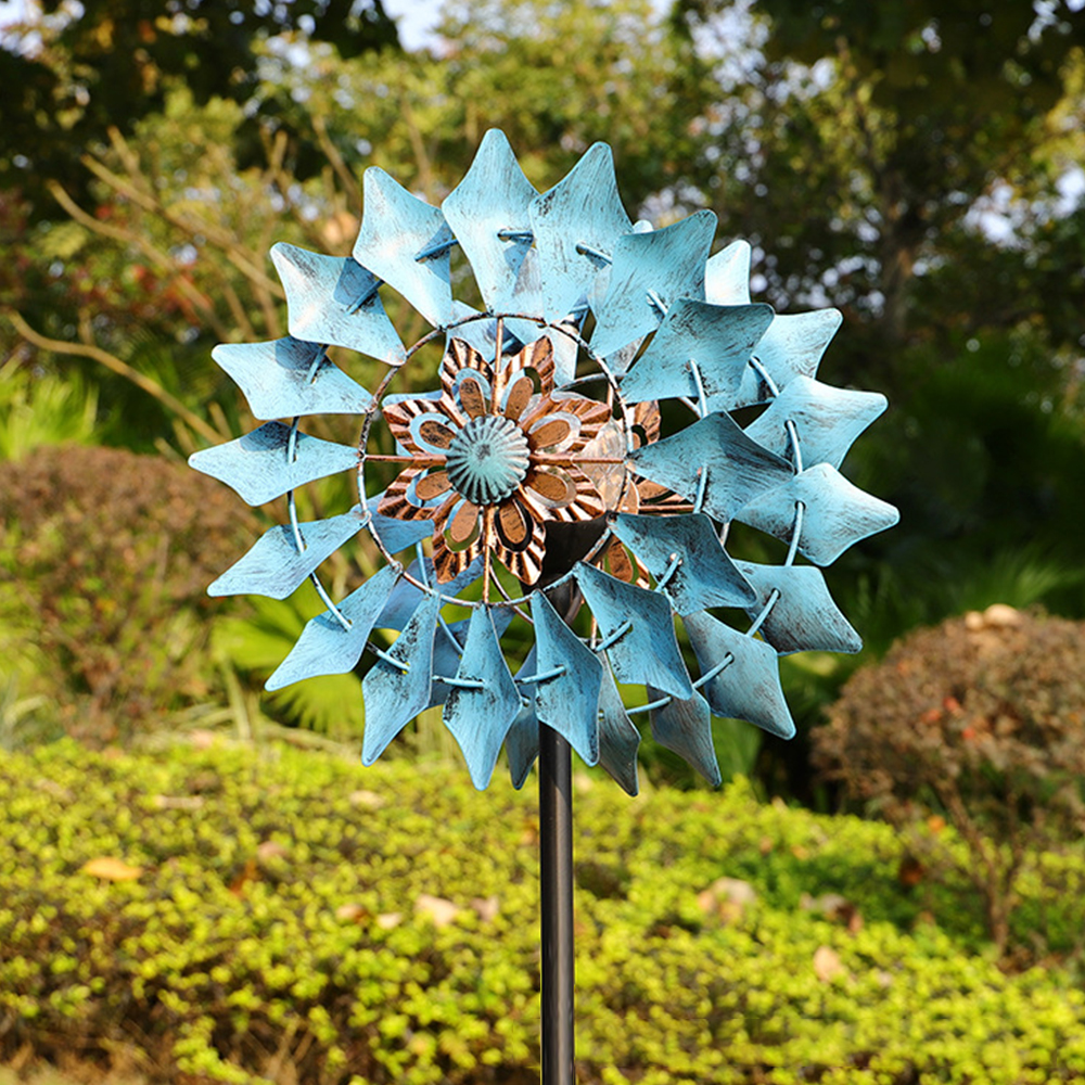 태양광 바람개비 정원등 야외 조명 태양열 전등 LED 잔디등 테라스 마당 가로등 엔틱