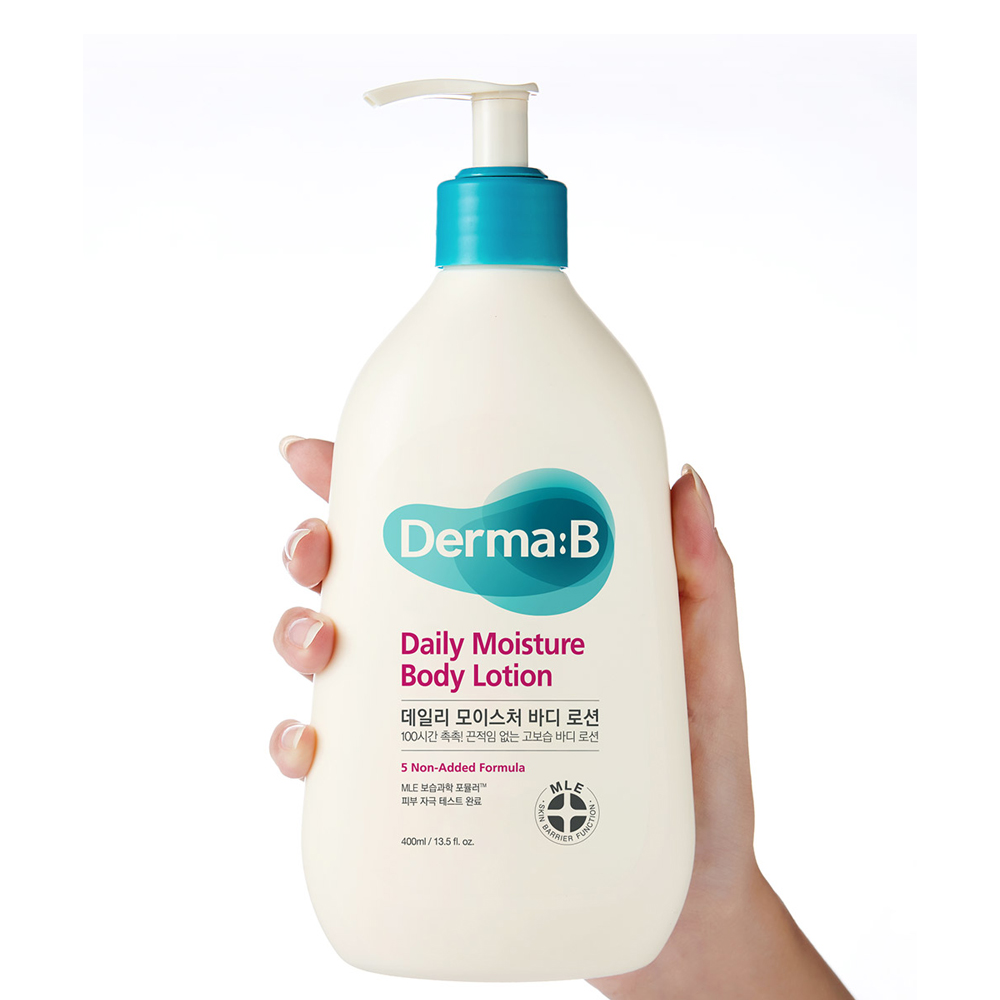 더마비 데일리 모이스처 바디로션 400ml 1+1 100시간 촉촉 보습 파우더향 - 상세 이미지 2