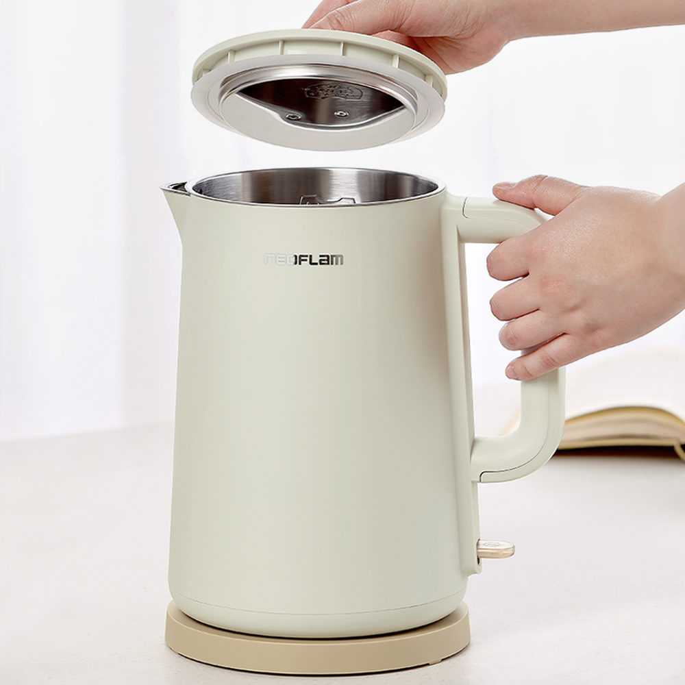 네오플램 올스텐 무선 전기주전자 전기포트 티 커피 분유포트기 1.7L