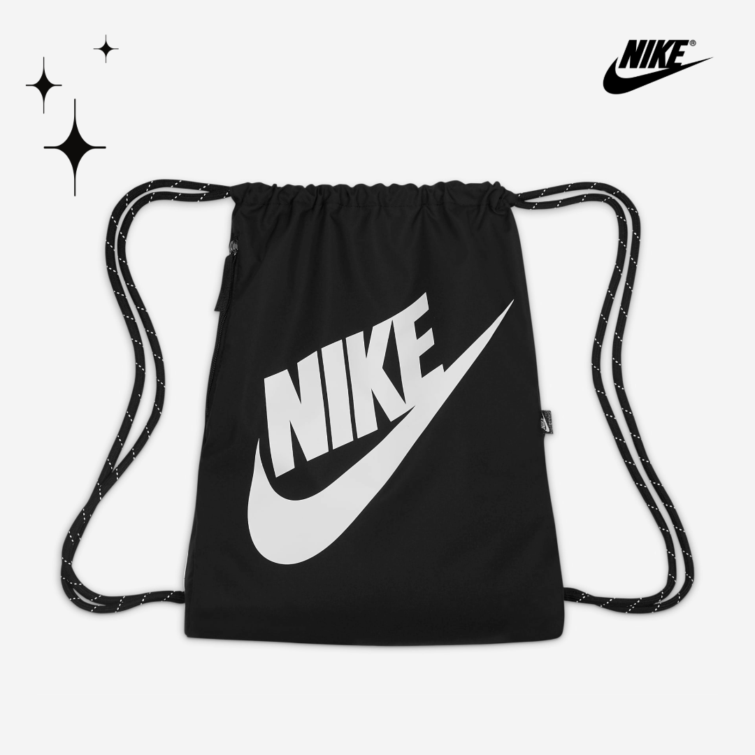 [N배송] 나이키 짐색 슈즈백 신발주머니 헤리티지  슈즈 케이스 신발 가방 블랙