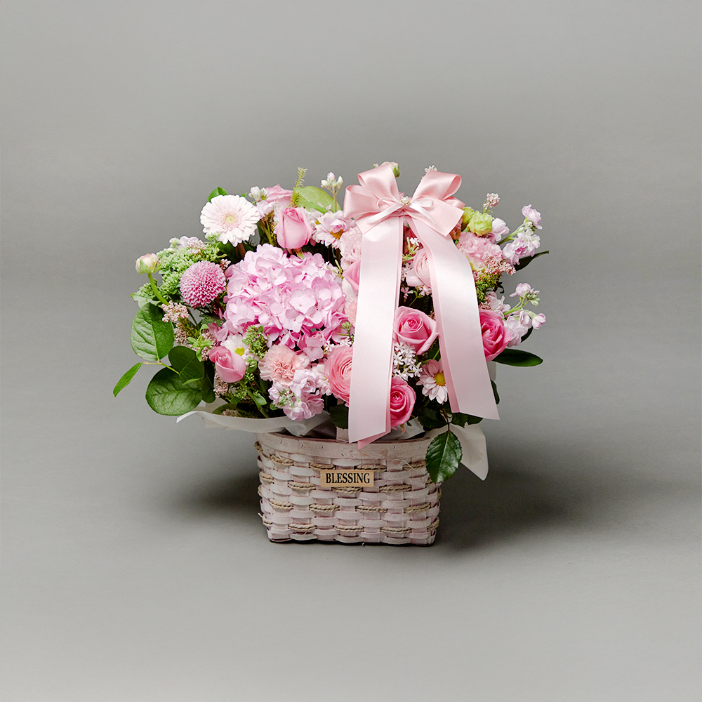 아모레 핑크 플로라 플라워 꽃다발 생화 꽃바구니 생일 기념일 발렌타인데이 전국꽃배달