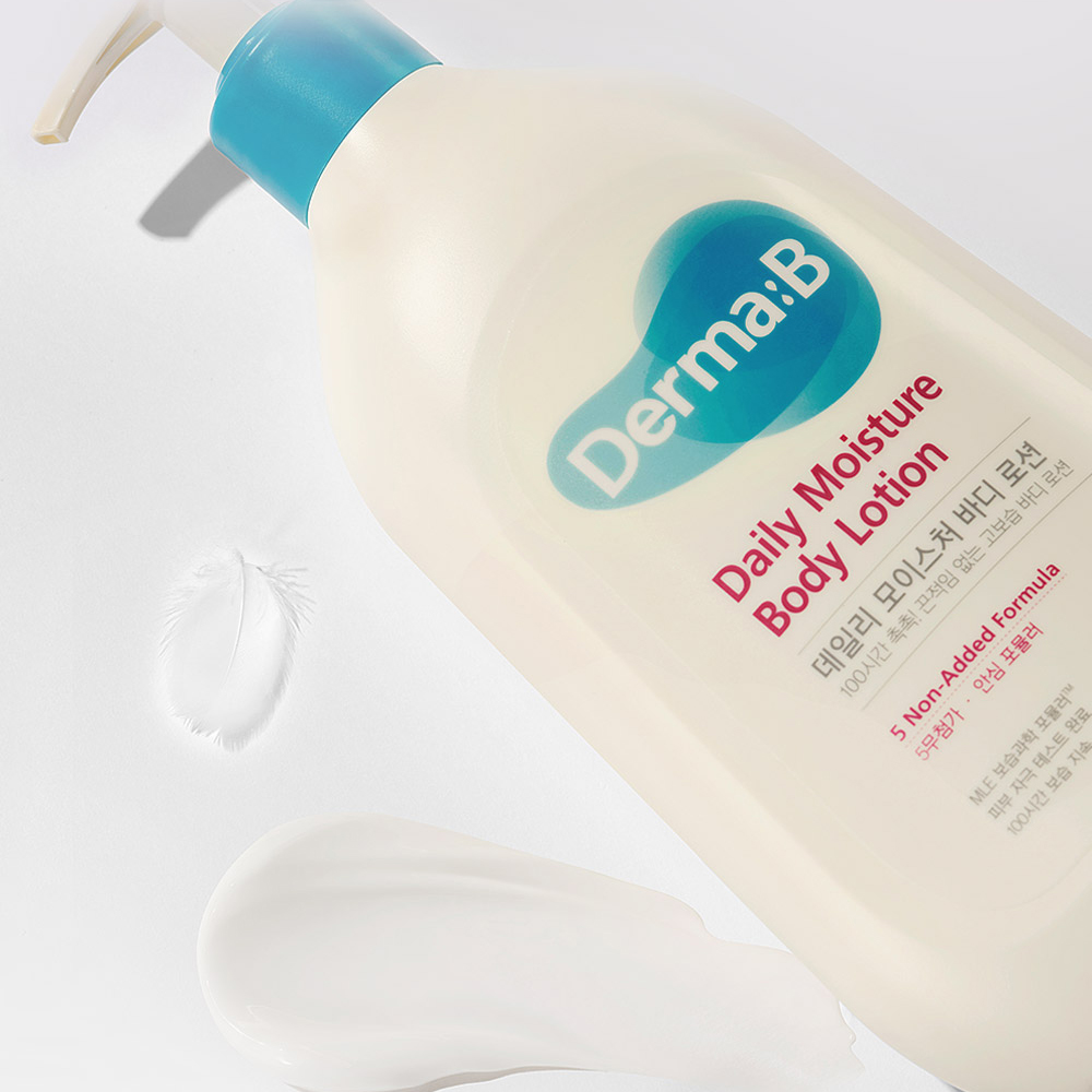 더마비 데일리 모이스처 바디로션 400ml 1+1 100시간 촉촉 보습 파우더향 - 상세 이미지 3