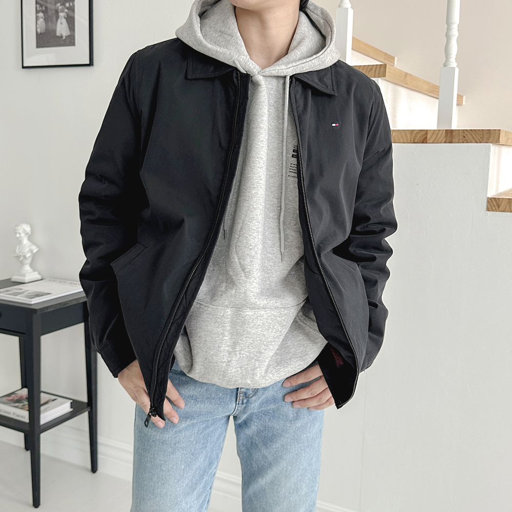 타미힐피거 남성 바람막이 봄버 자켓 이미지 2