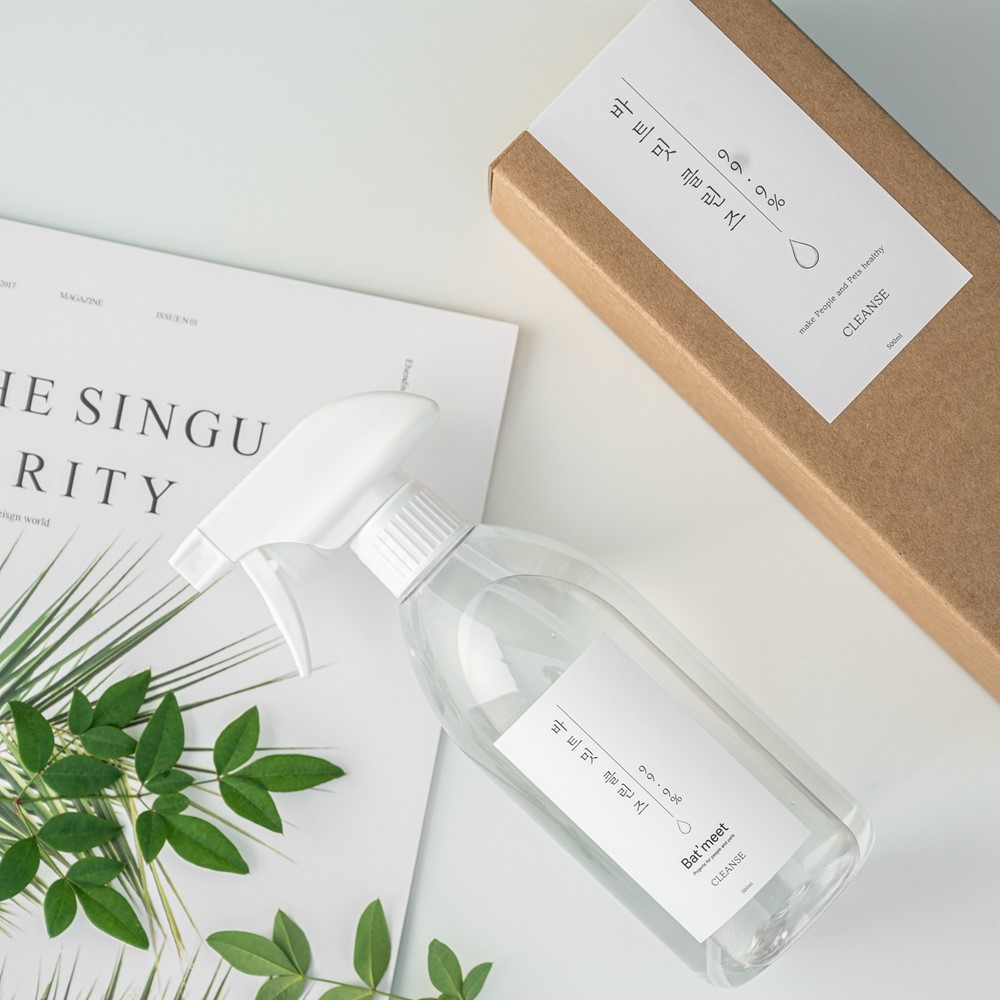 바트밋 고양이 탈취제 모래 화장실 냄새제거 500ml, 4개