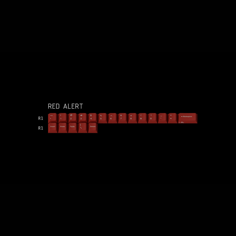 KEYKOBO Red Alert 추가 구성 레드얼럿 킷 등 - 메인 이미지