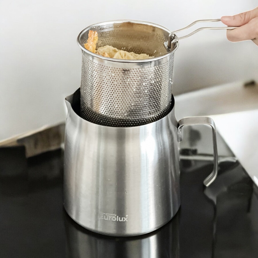 스텐팟 유로룩스 케틀팟올스텐 304 캐들팟 물끓이는 인덕션 주전자 거름망 세트 2L