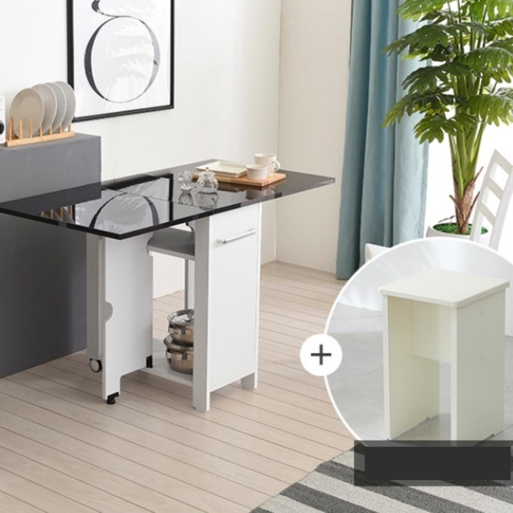 4스툴 1200x600x730 접이식폴딩테이블 원룸 확장형테이블 식탁