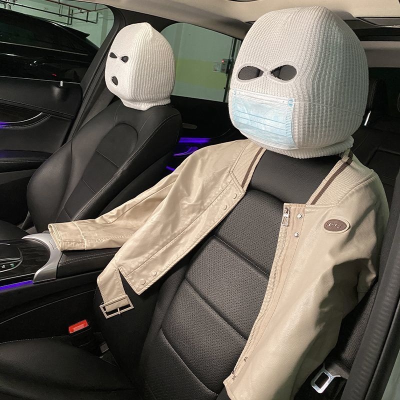 재미있는 감시자 자동차 시트커버 1+1 차량 내부 장식 Seat Cover - 상세 이미지 3