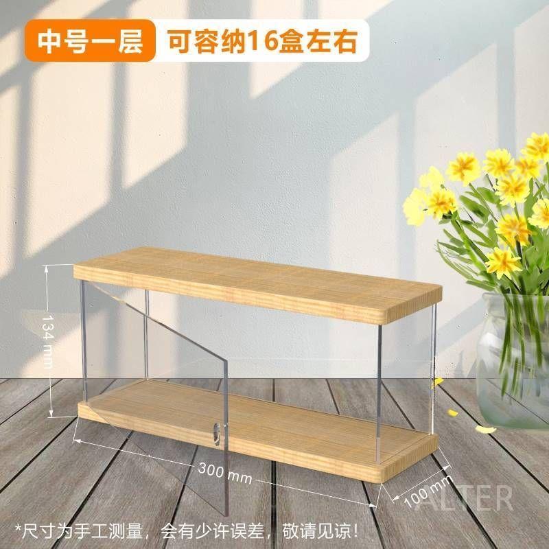CD장식장 진열대 시디장 수납장 레코드 DVD 거치대 CD 진열장 보관장 중형-300x100x134mm - 상세 이미지 2
