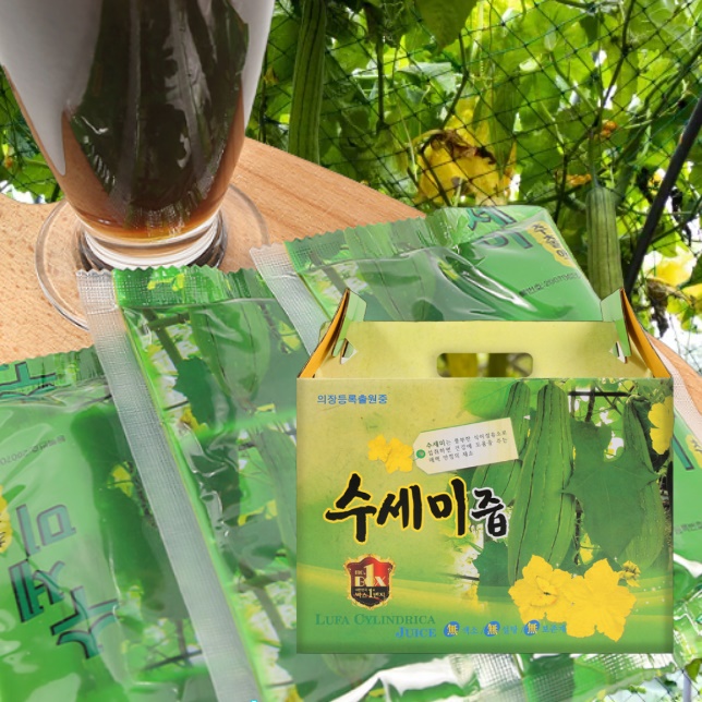 국내산 수세미 즙 국산 순수 수세미 액기스 진액 원액 60포 - 상품 이미지