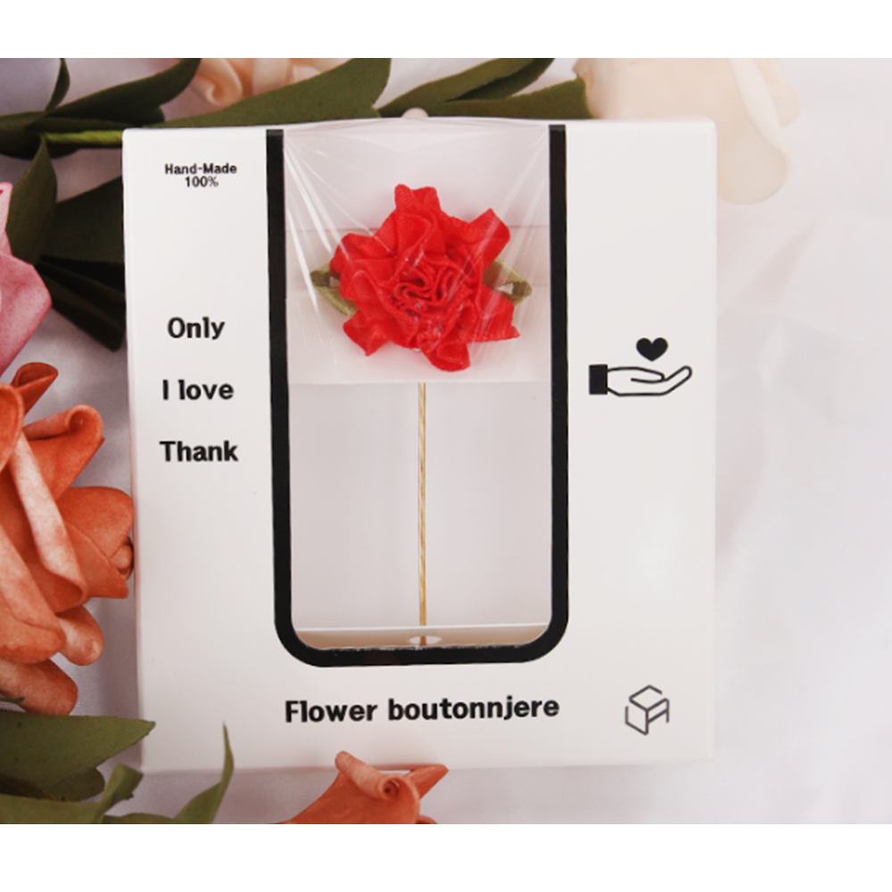 카네이션뱃지 브로치 부토니에 어버이날 스승의날 국산 코사지