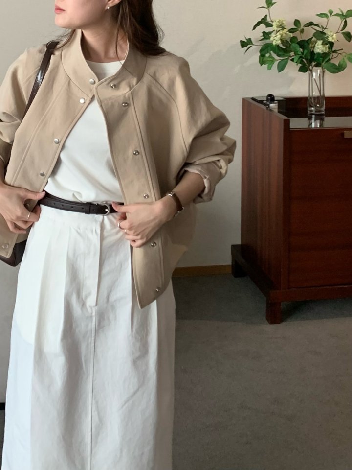 (당일일부)봄신상 탄탄 코튼 뮤어 하이넥 점퍼 똑딱단추 여성 오버박시 나그랑 블루종 자켓(86237) 상세 이미지 27