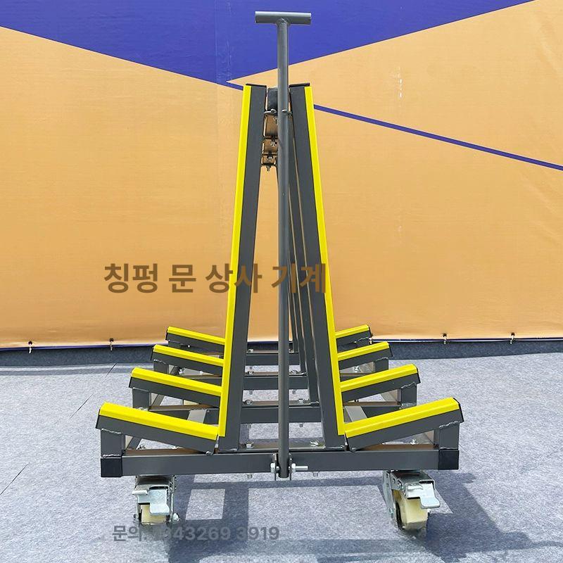 이동식 A형 유리 수레 핸드카 트롤리 카트 바퀴 구루마 운반 대형 1.5m A형 - 상세 이미지 5