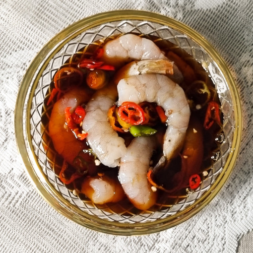 1+1 순살 깐 새우장/매운깐새우장 330g+330g 먹기편한 통영할매 집반찬 - 상품 이미지