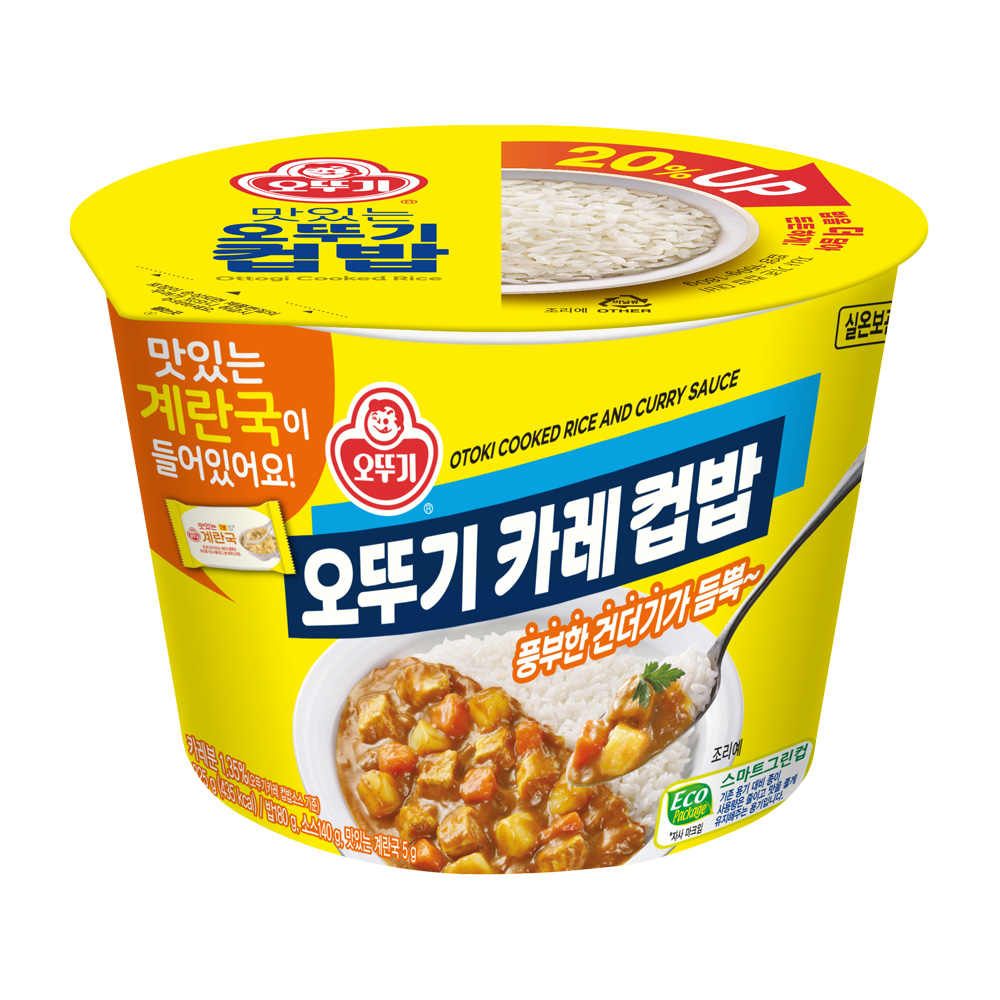 오뚜기 컵밥 오뚜기카레+즉석 계란국 325g - 상품 이미지
