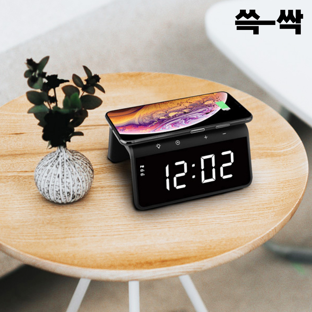쓱싹 맥세이프 무선 충전 거치대 갤럭시 애플 LED15W 이미지 6