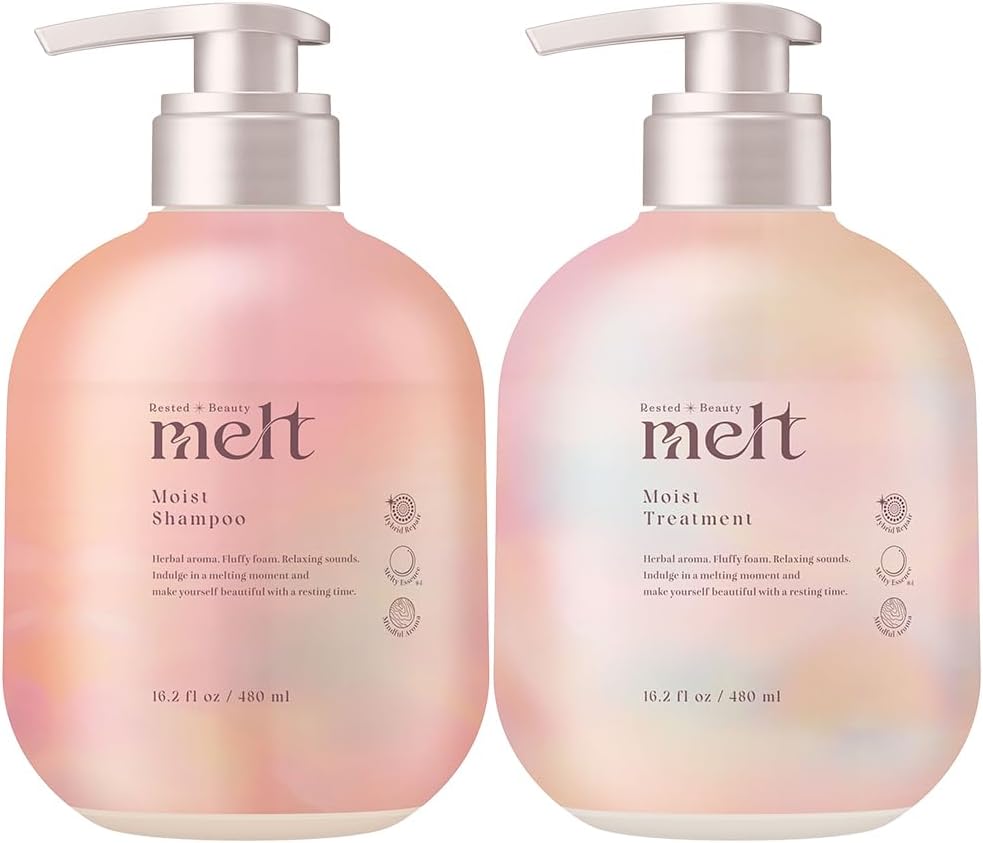 melt 멜트 모이스트 샴푸 트리트먼트 세트 480ml