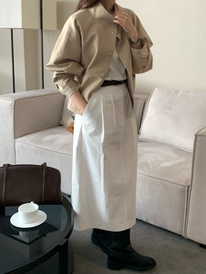 (당일일부)봄신상 탄탄 코튼 뮤어 하이넥 점퍼 똑딱단추 여성 오버박시 나그랑 블루종 자켓(86237) 상세 이미지 21