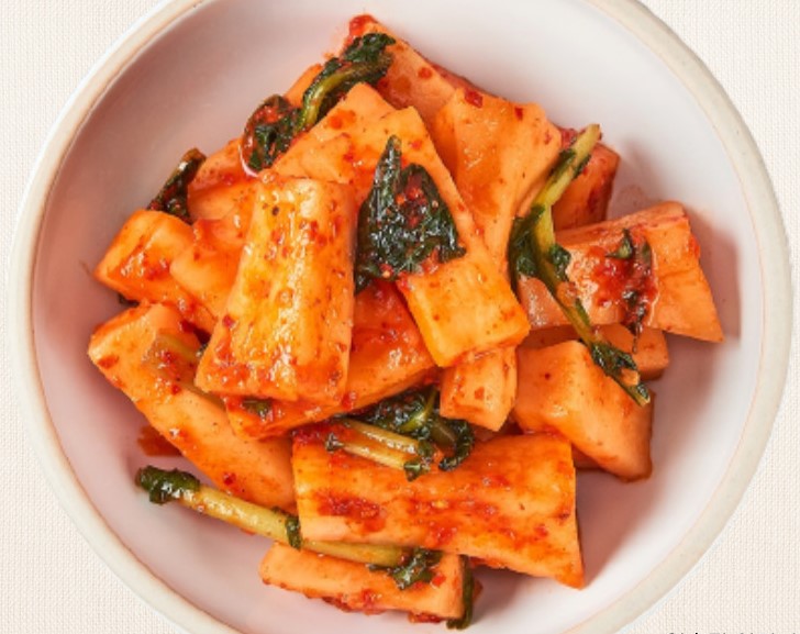 일품 [비건] 채식 총각김치 1Kg(소포장)국내산 100% 농산물