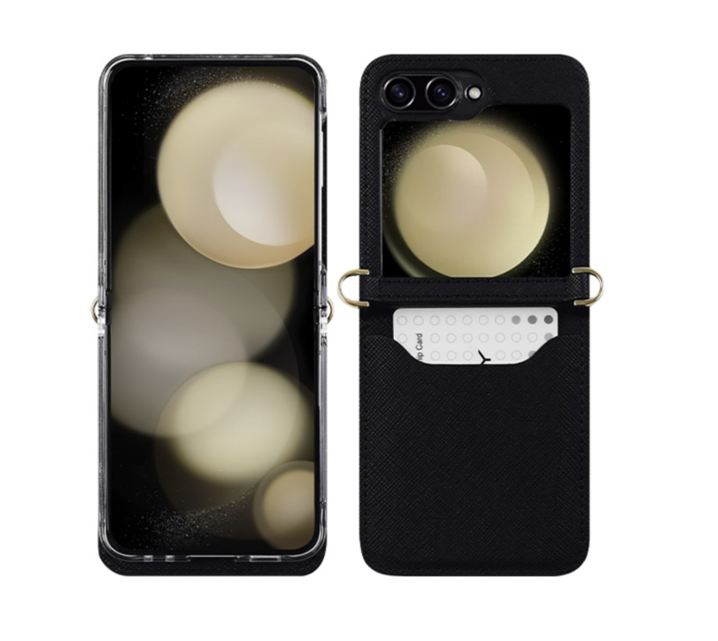 갤럭시 Z플립 케이스 힌지보호 카드 수납 포켓 레드, 갤럭시Z 플립5 - 상세 이미지 4