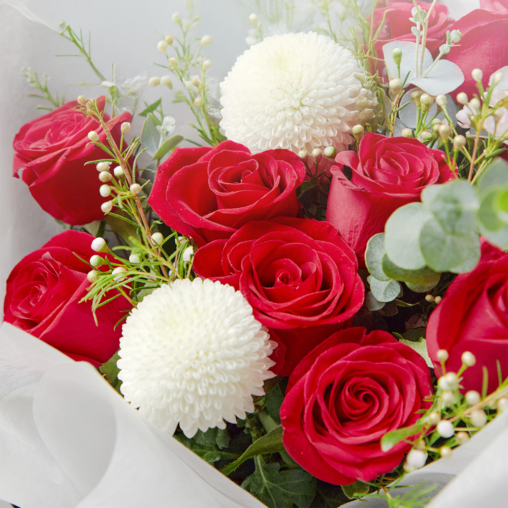 빨간장미 레드로즈 꽃다발 생화 꽃바구니 생일 기념일 발렌타인데이 꽃배달 꽃배송서비스