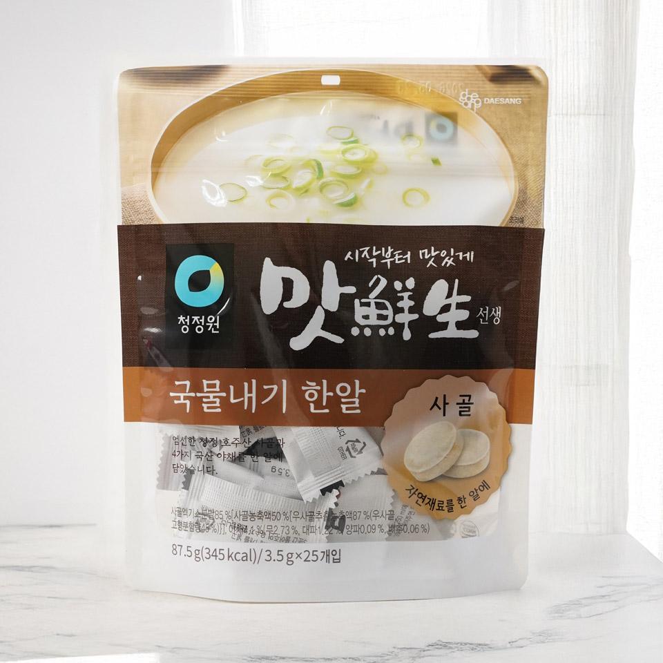 메가마트 CJ 대상 맛선생 사골국물내기한알  87.5g(3.5gx25ea) - 상품 이미지