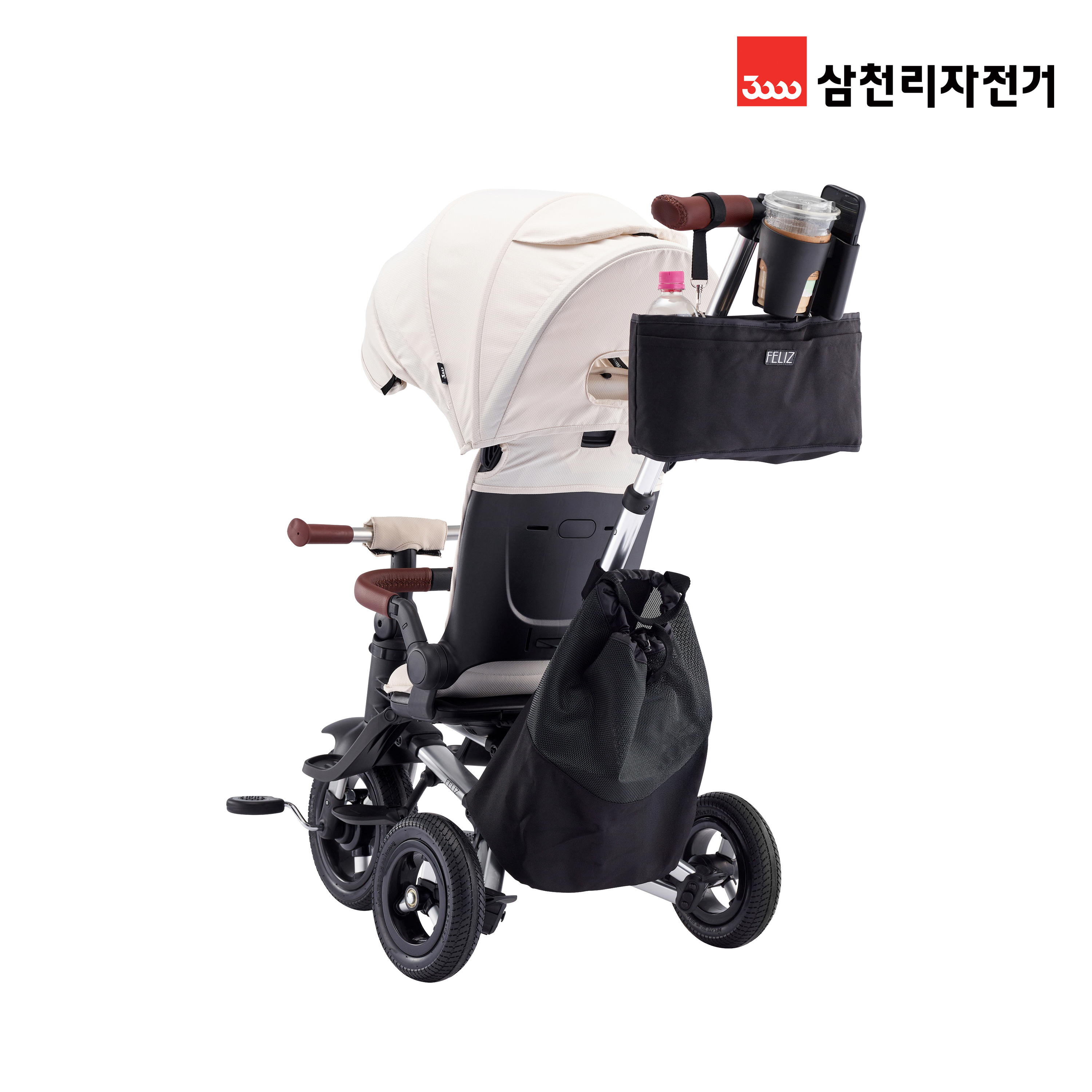2025 삼천리 펠리즈 - 100% 완조립 가벼운 알루미늄 다기능 어린이 유아용 세발 자전거 - 상세 이미지 5