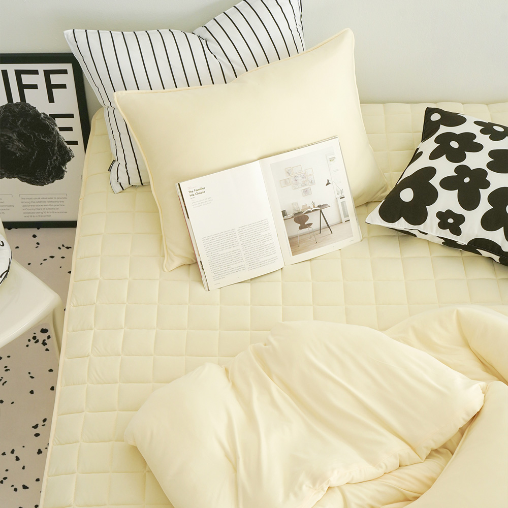 깊은잠몽글 먼지없는 차렵이불 베개세트 SS