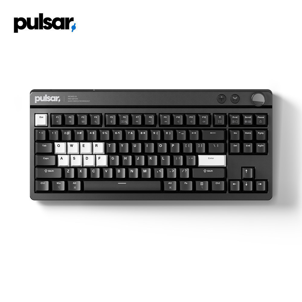 펄사 First Edition XBOARD QS 게이밍 키보드 블랙, 카일 박스 아이스 민트 V2, 50g - 상품 이미지