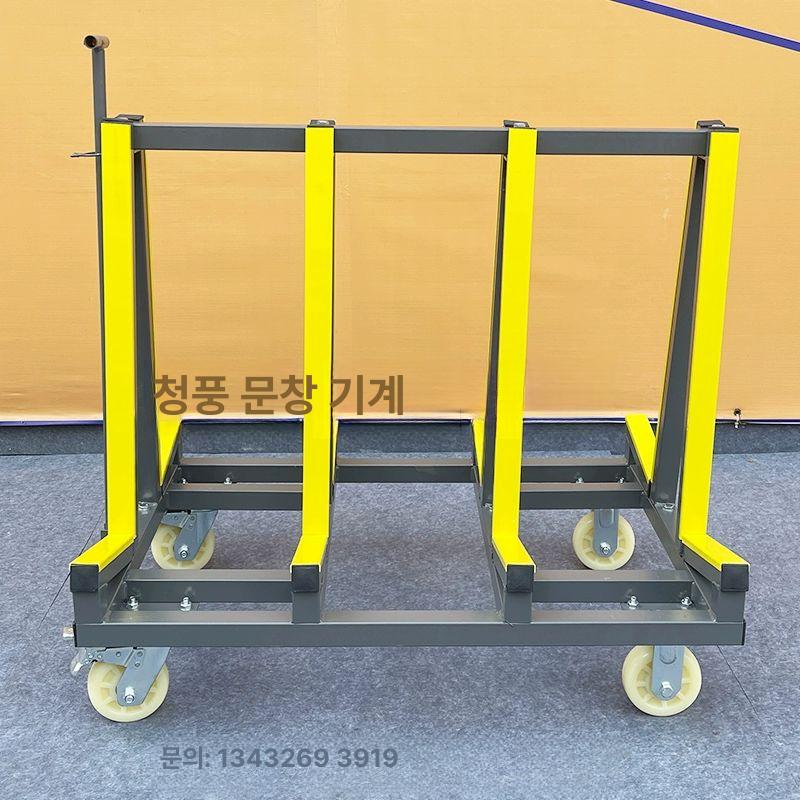 이동식 A형 유리 수레 핸드카 트롤리 카트 바퀴 구루마 운반 대형 1.5m A형 - 상세 이미지 3