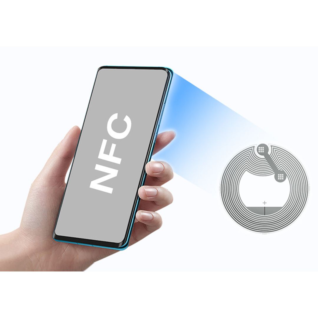 원형 NFC 스티커 태그 38mm 미니 CD 카드 인쇄 제작 라벨 칩 투명 스티커 - 상세 이미지 2