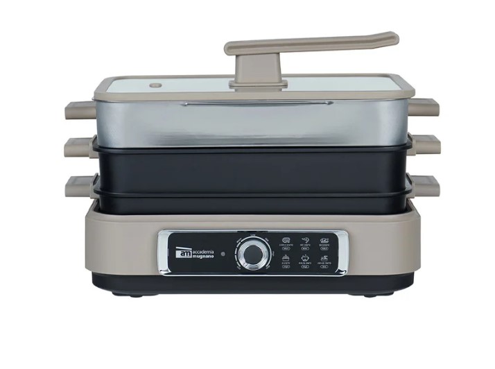 에이엠 대용량 멀티 쿠커 분리형 4.6L 찜 그릴 전골팬 전기 전골 냄비