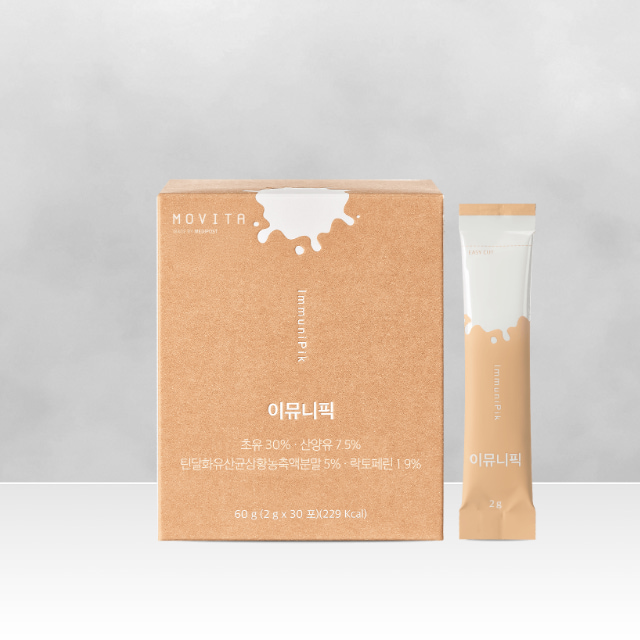모비타 산양유 초유 락토페린 밀크맛 이뮤니픽 1박스
