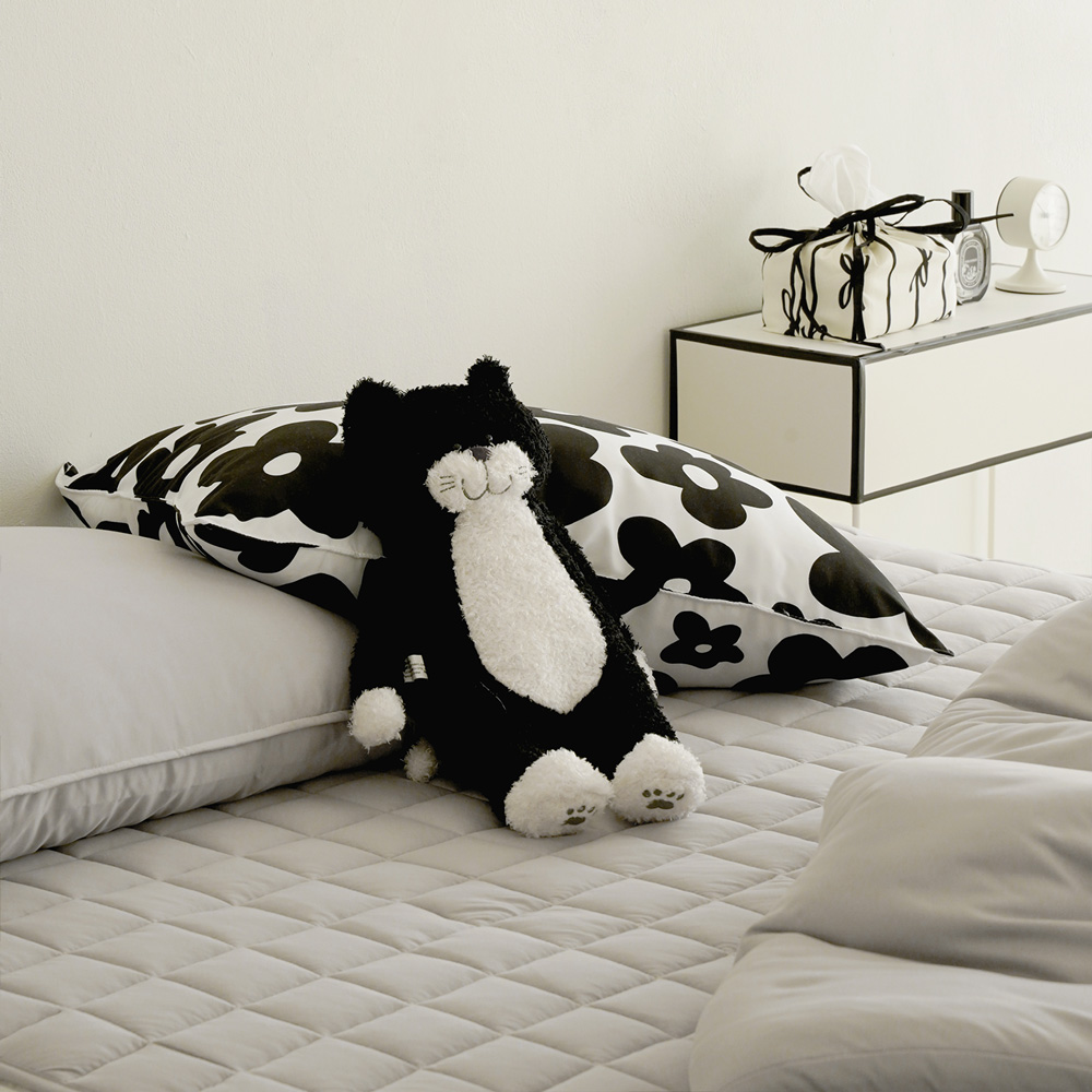 깊은잠몽글 먼지없는 차렵이불 베개세트 SS