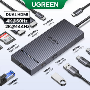 유그린 멀티 디스플레이 레보독 10in1 HDMI 랜카드 USB3.2 1... 개봉기 | 실사용 후기 - 상품 이미지 2