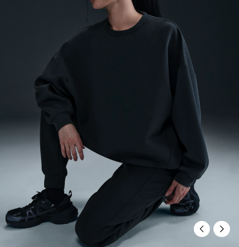 나이키 24.7 임파서블리소프트 드라이 핏 오버사이즈 크루넥 탑 HQ8194-010 - 상세 이미지 3