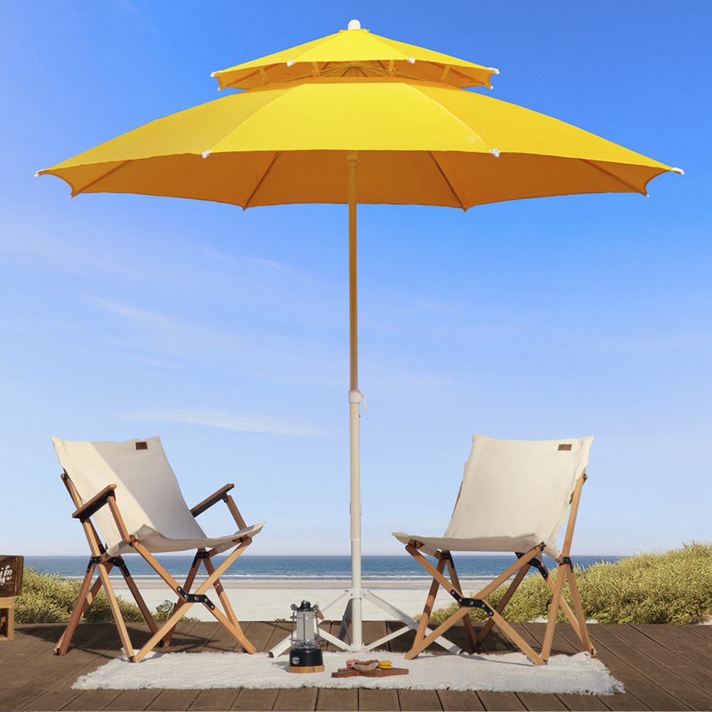 로티캠프 파라솔 대형 캠핑 낚시 비치 휴대용 야외 해변 접이식 카페 PS270-B