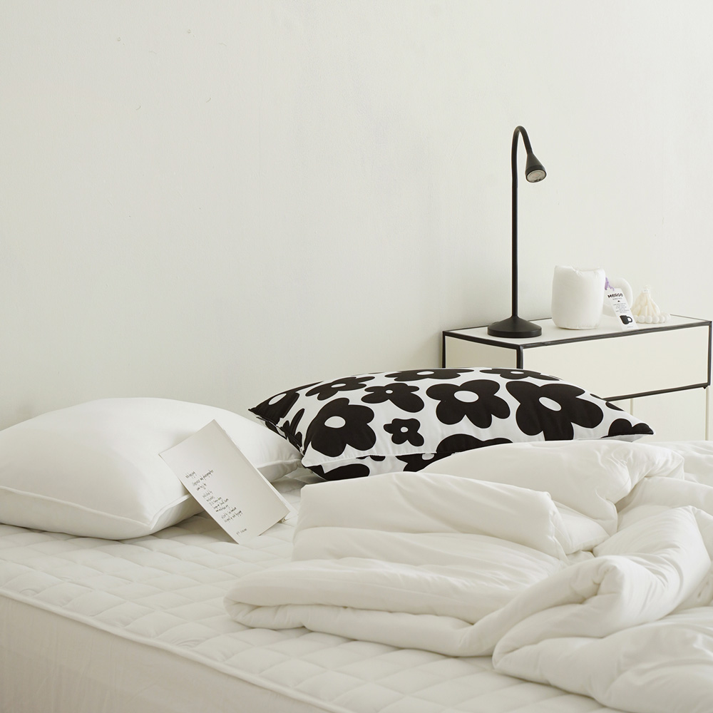 깊은잠몽글 먼지없는 차렵이불 베개세트 SS