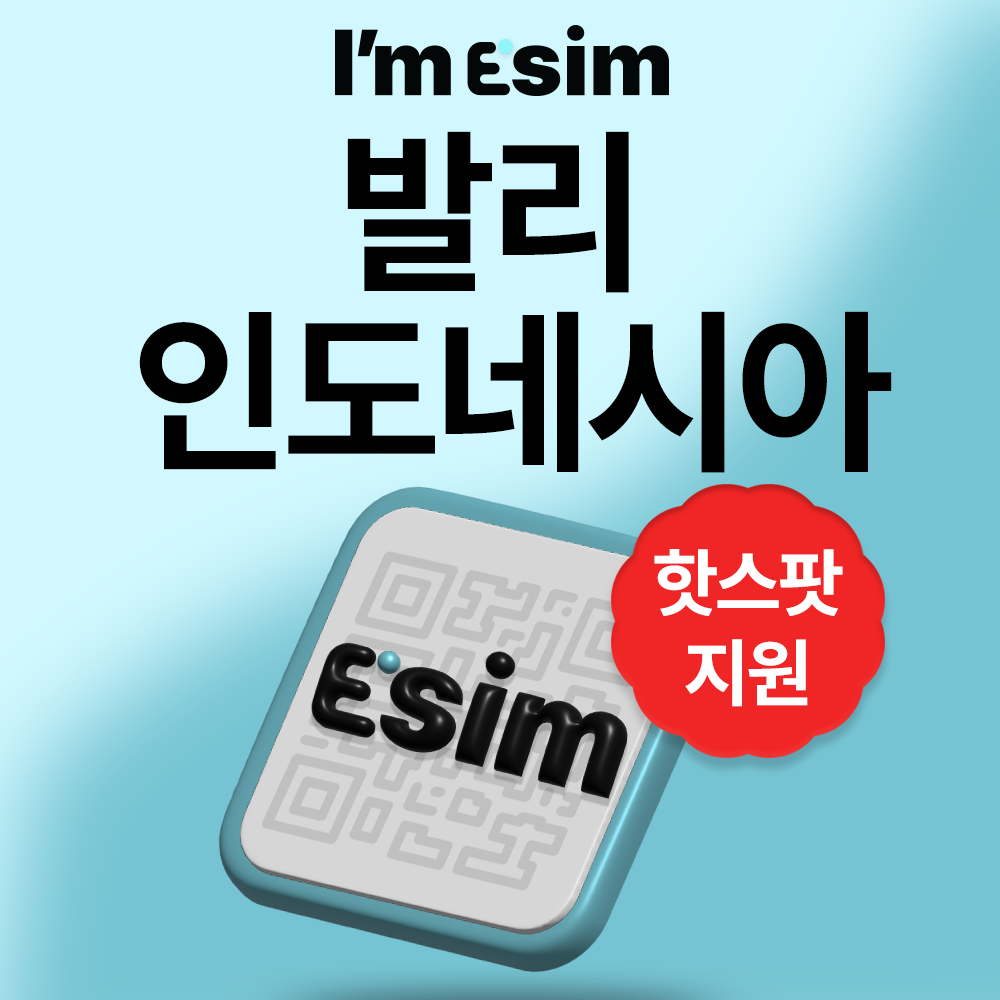 인도네시아 발리이심 데이터 무제한 esim 자카르타 - 메인 이미지