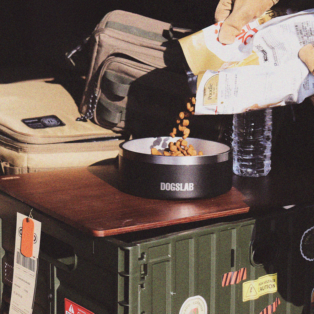 독스랩 강아지 밥그릇 물그릇 식기 소형견 중형견 대형견 스텐 32oz