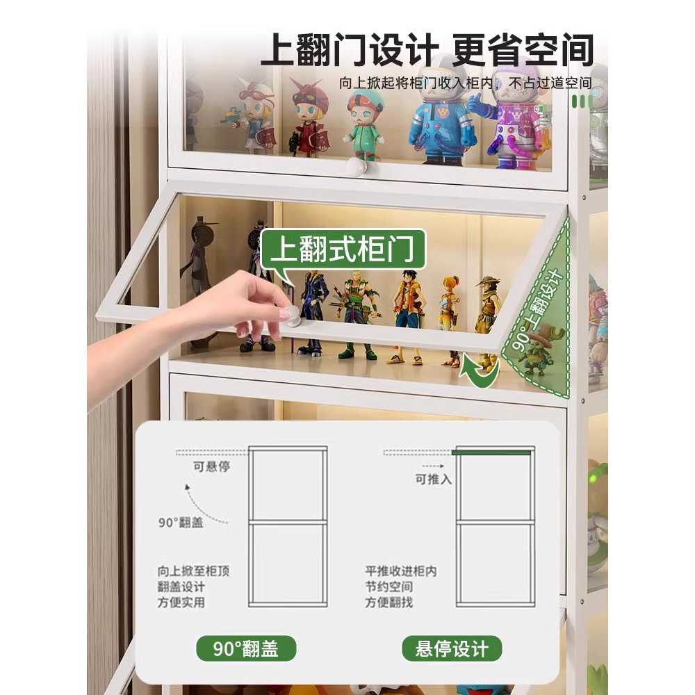 레고진열장 쇼케이스 건담 레고 프라모델 대형 건프라 2단-폭80CM - 상세 이미지 3