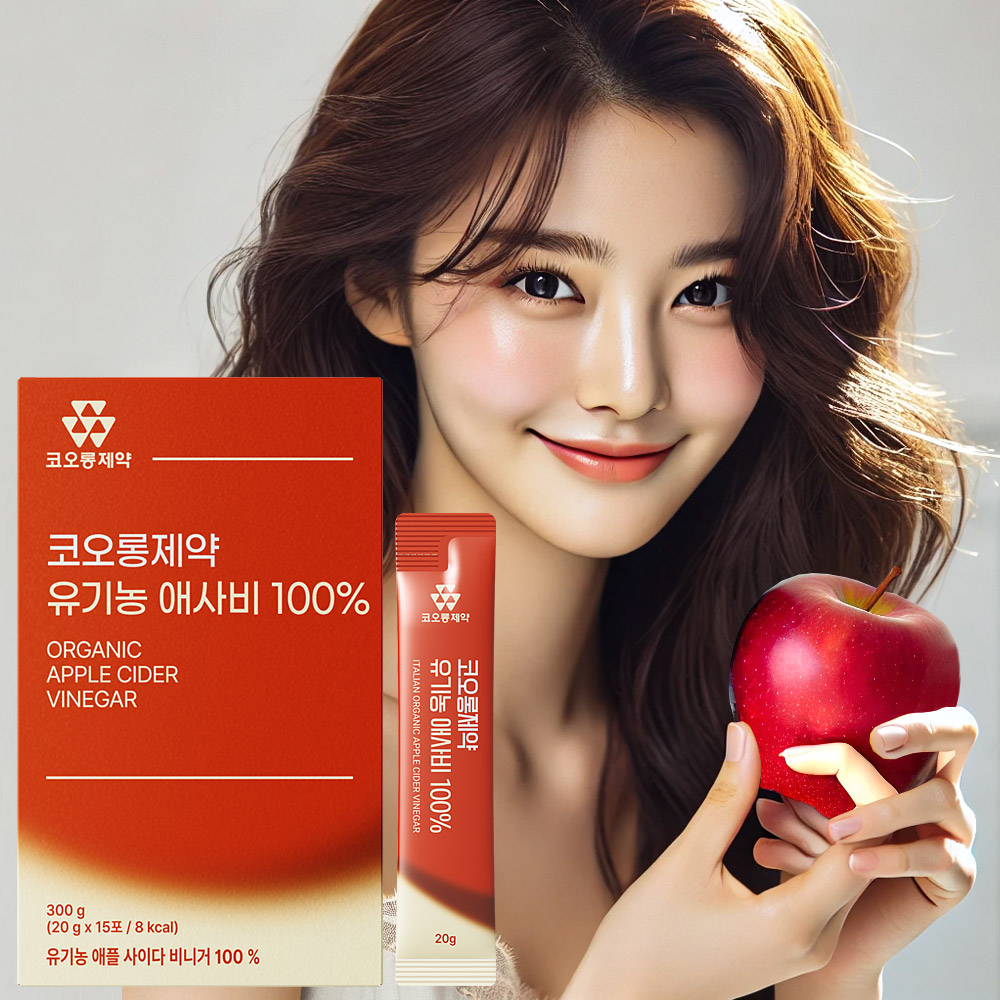 애사비 애플사이다비니거 사과식초 유기농 300ml, 1개