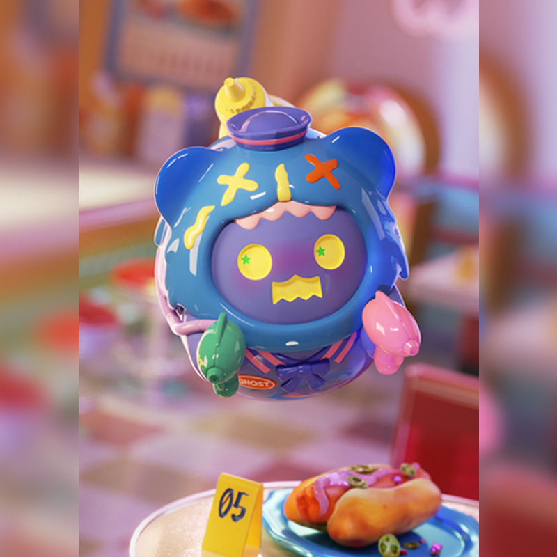 [플레이인더박스] 신우 고스트 베어 디너 시리즈 랜덤피규어