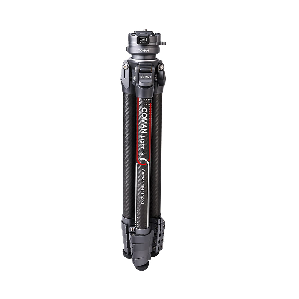 카본 삼각대 여행용 코만 라이트G 카메라 DSLR 가벼운 4단 삼각대 볼헤드포함 - 상세 이미지 5