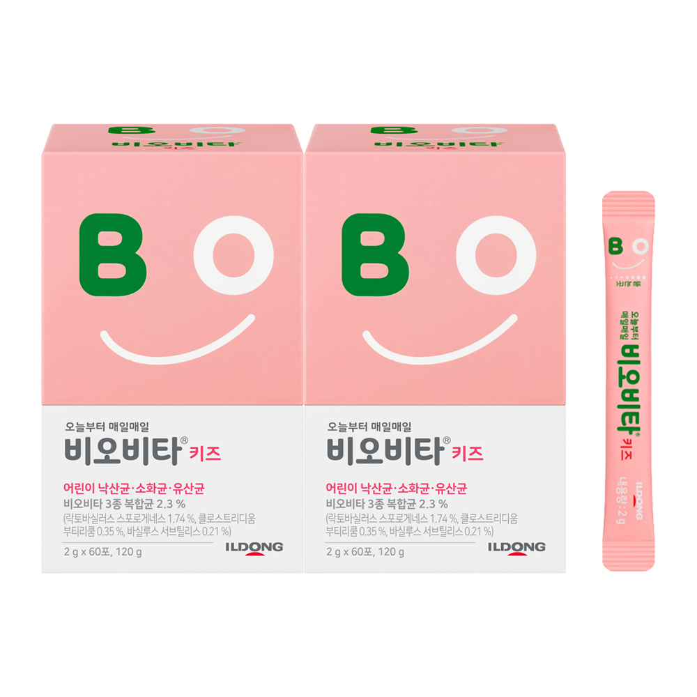 일동제약 비오비타 키즈 60포 2개 - 상품 이미지