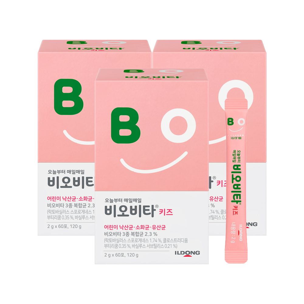 일동제약 비오비타 키즈 60포 3개 - 상품 이미지